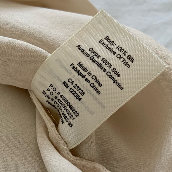 Wilfred Cream Silk Blouse - Picture 8 of 12